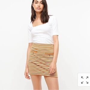 J Crew Knit Mini Skirt (L)